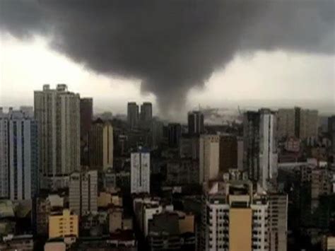 tornado in manila|Tornado in Manila damages 200 houses in Baseco compound.